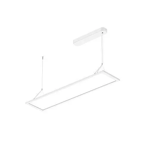 Produktbild: ELG Leuchten LED Pendelleuchte 50 Watt 4000K (4950lm) direkt (70%) indirekt (30%) strahlend Bürolampe Arbeitsplatzleuchte Hängeleuchte Designleuchte Pendellampe Panel (4000K)