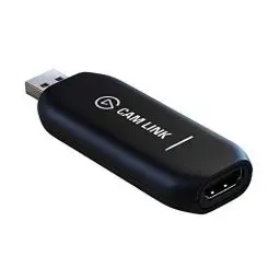 Produktbild: Elgato Cam Link 4K, externe Kamera-Aufnahmekarte, streamen und aufzeichnen mit DSLR, Camcorder, als Webcam in 1080p60, 4K30 für Videokonferenzen,Home Office,Gaming,in OBS,Zoom, Teams,PC/Mac (1er Pack)