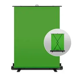 Produktbild: Elgato Green Screen - Ausfahrbares Chroma-Key-Panel, knitterfreies Material, ultraschneller Aufbau, für Hintergrundentfernung für Streaming, Videokonferenzen auf Instagram, TikTok, Zoom, Teams, OBS