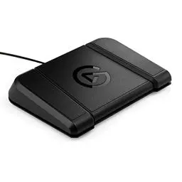 Produktbild: Elgato Stream Deck Pedal – Freihand-Studio-Controller, 3 Makro-Fußpedale, Auslösen von Aktionen in Apps und Software wie OBS, Twitch, YouTube und anderen, für Mac und PC