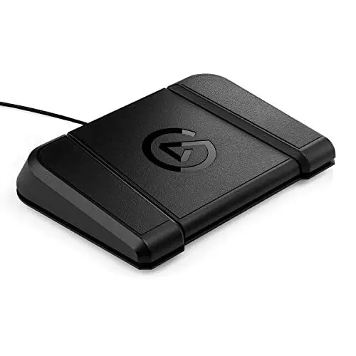 Produktbild: Elgato Stream Deck Pedal – Freihand-Studio-Controller, 3 Makro-Fußpedale, Auslösen von Aktionen in Apps und Software wie OBS, Twitch, YouTube und anderen, für Mac und PC