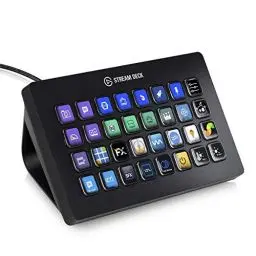 Produktbild: Elgato Stream Deck XL – erweiterter Studio-Controller, 32 Makrotasten, auslösen von Aktion in Apps und Software wie OBS, Twitch, YouTube und anderen, für Mac und PC