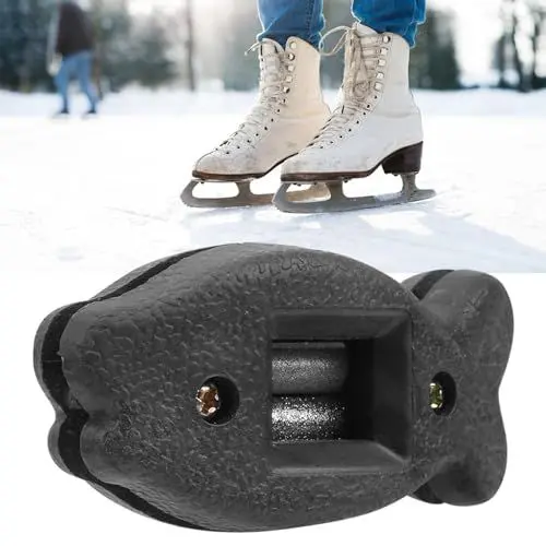 Produktbild: ElgnAura Hockey-Schlittschuhschärfer, Klingenwartungswerkzeug, tragbares Schlittschuhschleifen für Outdoor-Sport (Schwarz)