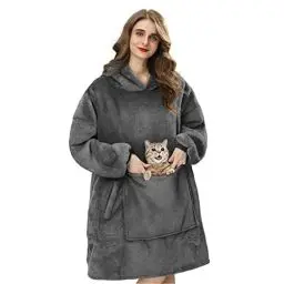 Produktbild: Elidepe Hoodie Decke, Geschenke, Damen für Weihnachten, Super Weicher Bequemer Flanell Oversize für Frauen, Männer, Erwachsene,Teenager