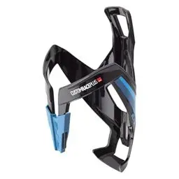 Produktbild: Elite Elite S.R.L. CustomRacePlus Trinkflaschenhalter Glanzschwarz/Blau Einheitsgröße