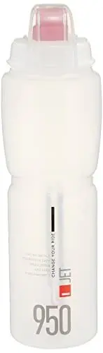 Produktbild: Elite Elite Unisex – Erwachsene Jet Plus Trinkflasche, Klar/Rot, 950ml