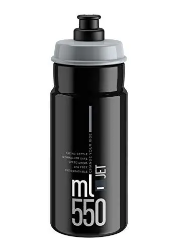 Produktbild: Elite S.R.L. Jet Trinkflasche Schwarz/Grau Einheitsgröße
