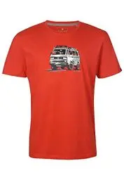 Produktbild: Elkline Herren T-Shirt Gassenhauer 1041197, Farbe:Mandarin, Größe:S