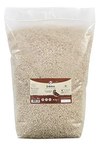 Produktbild: Elles gehackte Erdnüsse für Wildvögel 10 kg I Schnabelgerechte Energie-Booster I 100% natürlich I Schalenfrei & Ambrosia-kontrolliert I Optimales Ganzjahresfutter für Wildvögel