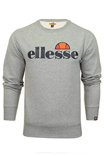Produktbild: Ellesse Mens SL Succiso Sweatshirt, Grey Marl, LGE