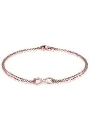Produktbild: Elli Armband Damen Infinity Basic Symbol in 925 Sterling Silber Rosévergoldet