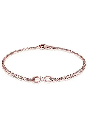 Produktbild: Elli Armband Damen Infinity Basic Symbol in 925 Sterling Silber Rosévergoldet