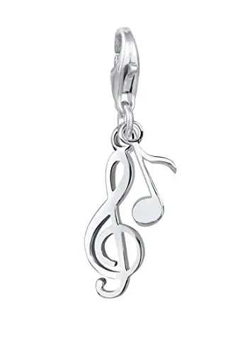 Produktbild: Elli Charm Damen Anhänger Notenschlüssel Musik in 925 Sterling Silber