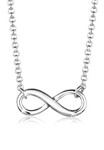 Produktbild: Elli Halskette Damen Infinity Symbol Unendlichkeit in 925 Sterling Silber