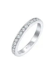 Produktbild: Elli Ring Damen Band Memoire mit Kristallen in 925 Sterling Silber