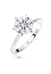Produktbild: Elli Ring Damen Verlobung mit Kristall in 925 Sterling Silber