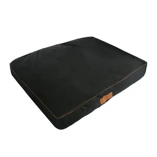Produktbild: Ellie-Bo Orthopädisches Hundebett mit Memory-Schaum, schwarz, wasserfest, für den 76-cm-Hundekäfig, Größe M