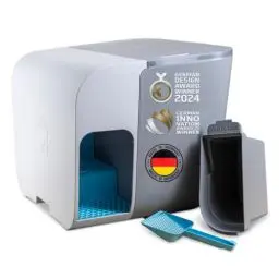 Produktbild: elly&bruce XL Katzenklo Cloou (original) | Katzenklo mit Deckel & Streuauffang-Treppe | Katzentoilette hohe Wanne geschlossen | Auch für Stehpinkler | Für weniger Streu in deiner Wohnung