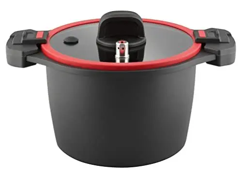 Produktbild: ELO 90707 Energiespartopf, 6 Liter, 24 cm Durchmesser, aus Aluguss, Schwarz