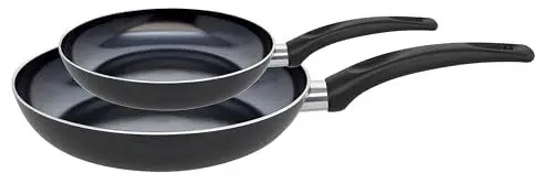 Produktbild: ELO Prima Cucina Bratpfannen Set 2-teilig, 20 & 28 cm Pfannen, ELODUR® Edition Antihaftversiegelung, induktionsgeeignet, schwarz