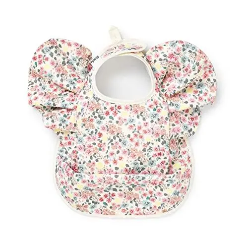 Produktbild: Elodie Details Baby Lätzchen mit Auffangschale - Abwaschbar - Skandinavisches Design - Wasserdicht - Floating Flowers