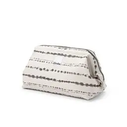 Produktbild: Elodie Details Kulturbeutel/Kosmetiktasche Zip&Go aus Baumwolle mit Breite Öffnung - Stabile Form - Tidemark Drops, Mehrfarbig