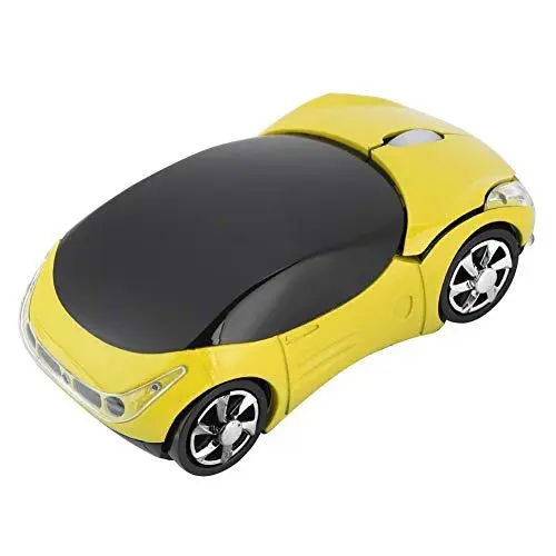 Produktbild: Elprico 2,4 GHz Wireless Mouse, 1600 DPI Wireless Mouse Optische Maus für Mac/ME/Windows PC/Tablet Gaming Office (Gelb)