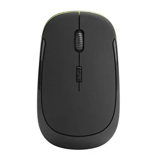 Produktbild: Elprico 2,4 G Kabellose Maus, Verstellbare Optische 1600 DPI-Maus mit USB-Empfänger, Leise Micro Motion USB-Maus für Laptop-PC (Black)