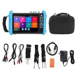 Produktbild: Elprico 7-Zoll-Touchscreen-CCTV-Tester-Monitor, CCTV-Kameramonitor AHD TVI CVI UTP-Testgerät für Wartungsreparaturen (EU-Stecker)