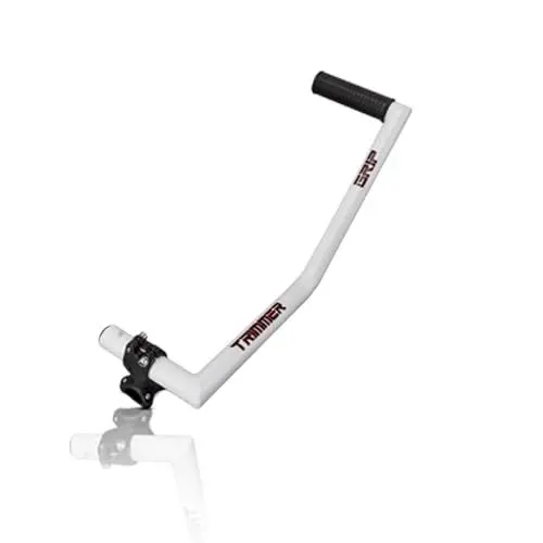 Produktbild: Elprico Ergonomischer Rasentrimmer-Griff, Unkrautfresser-Griffverlängerung mit Halterungsclip, Rasentrimmer-Griff aus Aluminium, für Rasenpflege, Landschaftsbau