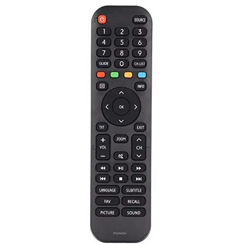 Produktbild: Elprico Ersatzfernbedienung, Verschleißfeste Fernbedienung Kompatibel für Hisense 40A5100F EN2W30H Fernseher