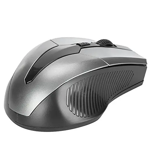 Produktbild: Elprico Kabellose Maus, 2,4 G, Ergonomische -optische Computer-Funkmaus, Computerzubehör für Notebook-Tablet-PC (Gray)