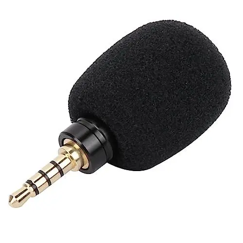 Produktbild: Elprico -Mikrofon, EY-630A 3,5-mm-Mikrofon mit Geräuschunterdrückung, 3,5-mm-Klinkenstecker für Mobile Smartphones (3,5 vierpoliger Mono-Direktstecker)