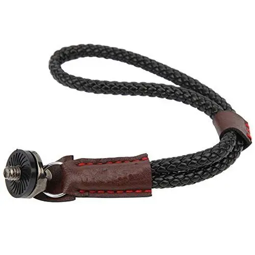 Produktbild: Elprico Sicherheitshandschlaufe aus PU-Leder für ONE X2 mit 1/4-Zoll-Schraube, Verstellbar für 2, OM 4, OSMO Mobile 2/3, 4-Stabilisator, Spiegellose Kamera