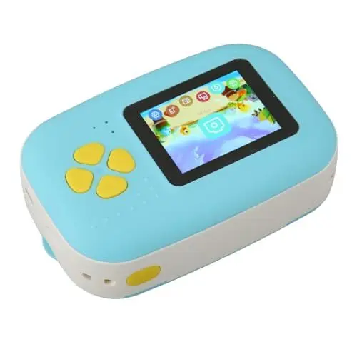 Produktbild: Sofortbildkamera für Kinder, Dual-16-Megapixel-Kamera, USB-Aufladung, 1080P-Videoaufzeichnung, Kinderkamera mit Papierrollen-Umhängeband