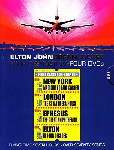 Produktbild: Elton John - Dream Ticket (4 DVDs)