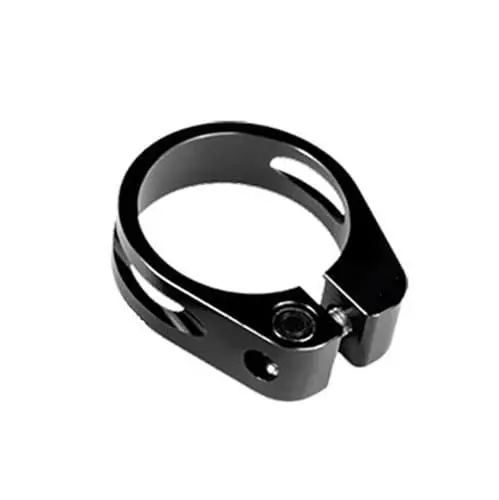 Produktbild: ELTOX Sattelklemme,Fahrrad Sattelklemme,Sattelstützenkle Fahrrad-Sattelstützenklemme aus Aluminiumlegierung, 31,8/34,9/37 mm, Mountainbike-Sattelstütze, Fahrradteile(37mm Black)