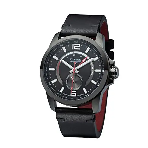 Produktbild: Elysee Herrenuhr ZIROS Power 44 5 ATM Herren schwarz 80579, 80580, 80565, 80578