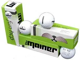 Produktbild: Emainer Golfball, 3 softe Golfbälle mit maximaler Reichweite, Dieser Ball kennt Dein Handicap, 1x 3er-Pack, weiß