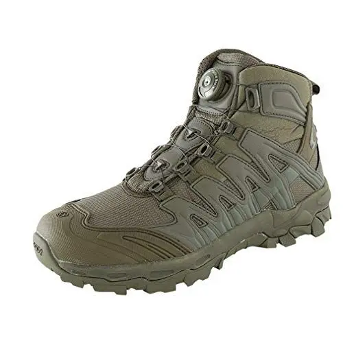 Produktbild: emansmoer Herren Wasserdicht Atmungsaktiv Outdoor Sport Klettern Wandern Trekking Stiefel High-top Armee Combat Schuhe (43 EU, Gr¨¹n)
