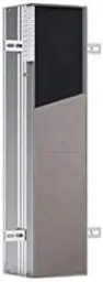 Produktbild: Emco ASIS PLUS Unterputz Badschrank fürs Badezimmer - Einbauschrank mit den Maßen: 15,4 x 65,8 x 15 cm, Push-to-Open, Papier Seitlich