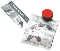 Produktbild: emco glue Klebeset für Badaccessoires zum Kleben, ohne Bohren für Handtuchhalter, Wannengriffe oder Toilettenpapierhalter, rückstandslose Entfernung ideal für Mietwohnungen, Grau