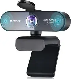 Produktbild: EMEET Webcam 1080P - NOVA Webcam mit Autofokus, Full HD Webcam mit 96° Weitwinkel und 2 Mikrofon mit Rauschunterdrückung, Automatische Lichtkorrektur, für Linux, Mac OS X, Konferenz