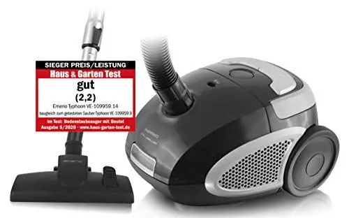 Produktbild: Emerio Staubsauger Sieger Preis/Leistung 05/2020 Haus&Garten Test, leistungsstark, 800 Watt, kompakt & leicht, mit Beutel, für Hard- & Teppichboden, 2.0 L, Staubbeutel Y05 kompatibel, VE-109959.14