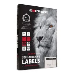 Produktbild: Emerson 210 x 297mm, 1 Stück/Blatt, 25 Blatt A4 Universal selbstklebende Etiketten Etiketten Selbstklebend Aufkleber zum Beschriften Etiketten zum Beschriften Aufkleber für den Etikettendruck