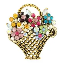 Produktbild: Emibele Blumen Broschen Anstecknadeln, Modern Brosche Verschluss für Frauen Mädchen Clips für Damen, Brosche Damen Kleidung Pullover Schal Clips Strickjacke Umhang Pin, Buntes