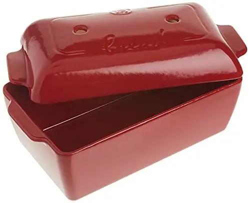 Produktbild: Emile Henry 5506-79 Baguette-Form, 240x150mm, Rot