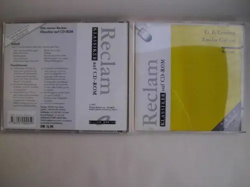 Produktbild: Emilia Galotti: (Reclam Klassiker auf CD-ROM)
