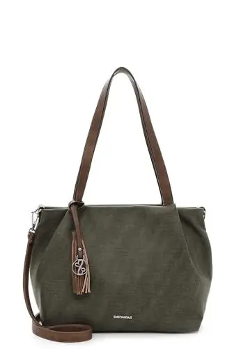 Produktbild: Emily & Noah Shopper E&N Elke 62791 Damen Handtaschen Uni oliv cognac 967