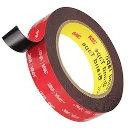 Produktbild: Emitever Doppelseitiges Klebeband Extra Stark - 4,8m x 2,4cm, Wasserdichtes Multifunktionales Montageklebeband für Wand und LED-Streifen, Auto, Hergestellt